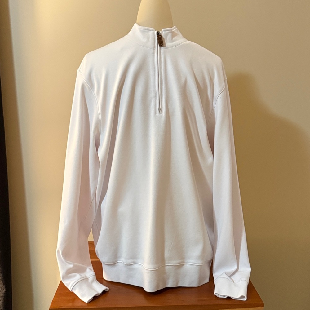Martin White Quarter-Zip Pullover